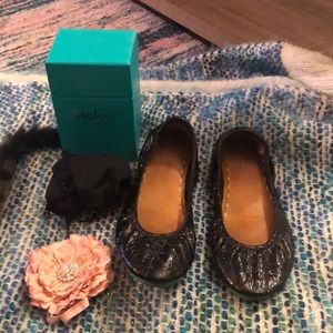 Tieks Black Patent Size 9